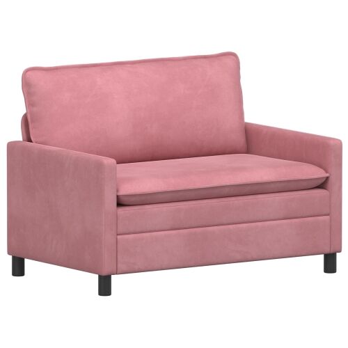Sofa Ružičasta 126 x 81 x 87,5 cm Baršun - Ružičasta 110 cm Cijena