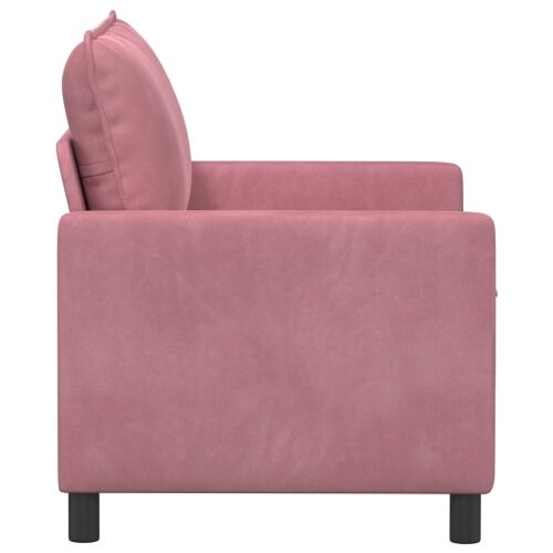 Sofa Ružičasta 126 x 81 x 87,5 cm Baršun - Ružičasta 110 cm Cijena
