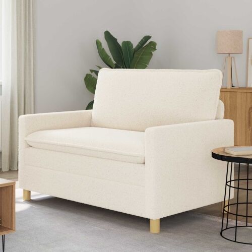 Sofa Krem 126 x 81 x 87,5 cm Tkanina - Krem 110 cm Cijena