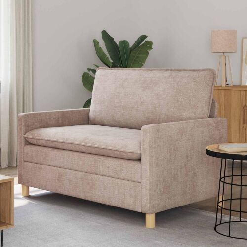 Sofa Bež 126 x 81 x 87,5 cm Poliester - Bež 110 cm Cijena