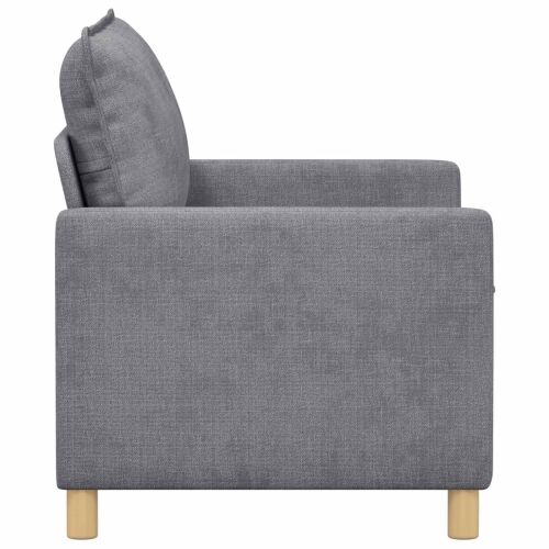 Sofa Svjetlosiva 126 x 81 x 87,5 cm Poliester - Svjetlosiva 110 cm Cijena