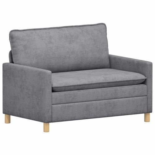 Sofa Svjetlosiva 126 x 81 x 87,5 cm Poliester - Svjetlosiva 110 cm Cijena