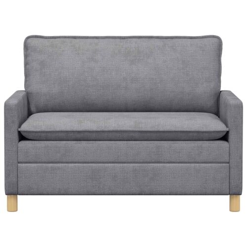 Sofa Svjetlosiva 126 x 81 x 87,5 cm Poliester - Svjetlosiva 110 cm Cijena