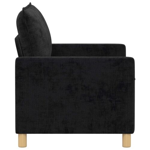 Sofa Crna 126 x 81 x 87,5 cm Poliester - Crna 110 cm Cijena