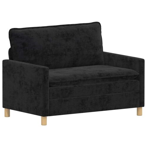 Sofa Crna 126 x 81 x 87,5 cm Poliester - Crna 110 cm Cijena