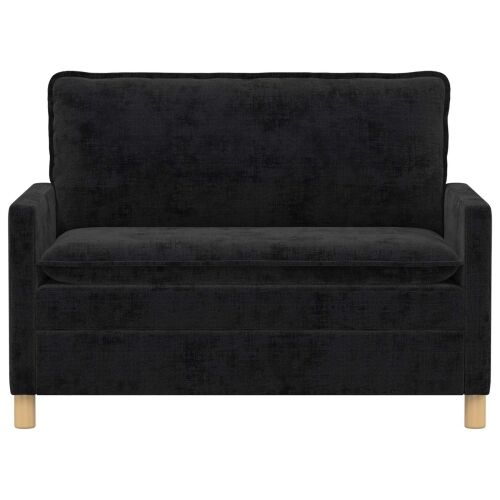Sofa Crna 126 x 81 x 87,5 cm Poliester - Crna 110 cm Cijena