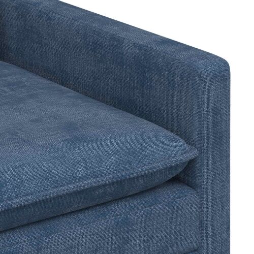 Sofa Plava 126 x 81 x 87,5 cm Poliester - Plava 110 cm Cijena