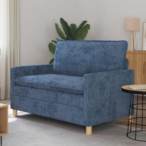 Sofa Plava 126 x 81 x 87,5 cm Poliester - Plava 110 cm Cijena
