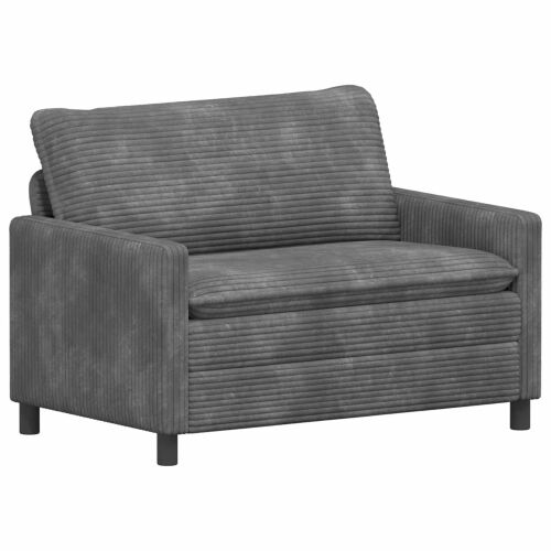 Sofa Svjetlosiva 126 x 81 x 87,5 cm Poliester - Svjetlosiva 110 cm Cijena