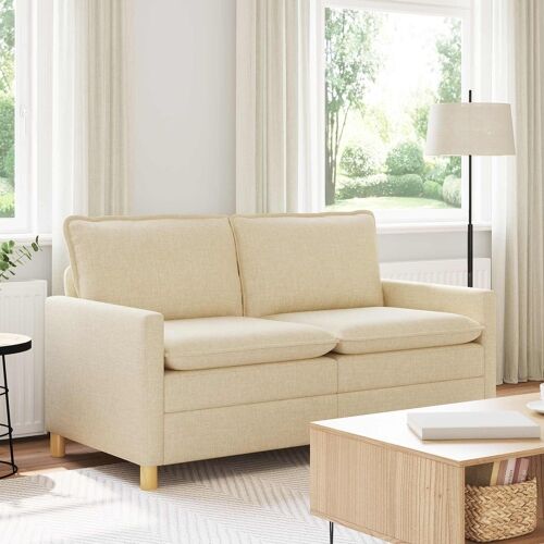 Sofa Krem 156 x 81 x 87,5 cm Tkanina - Krem 140 cm Cijena
