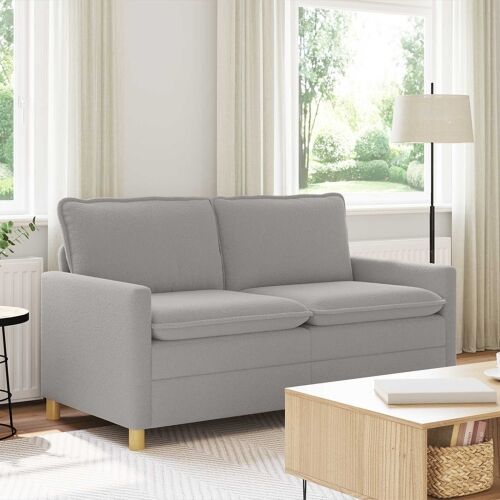 Sofa Svjetlosiva 156 x 81 x 87,5 cm Tkanina - Svjetlosiva 140 cm Cijena