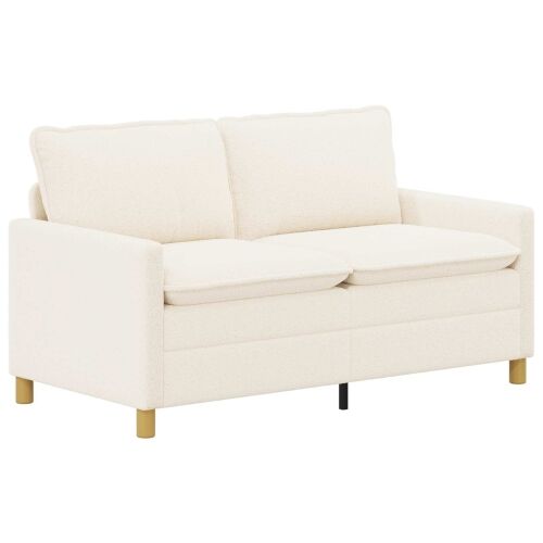 Sofa Krem 156 x 81 x 87,5 cm Tkanina - Krem 140 cm Cijena