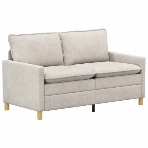 Sofa Krem 156 x 81 x 87,5 cm Poliester - Krem 140 cm Cijena