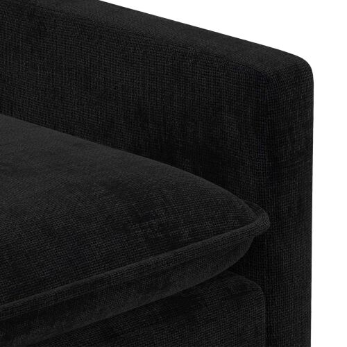 Sofa Crna 156 x 81 x 87,5 cm Poliester - Crna 140 cm Cijena