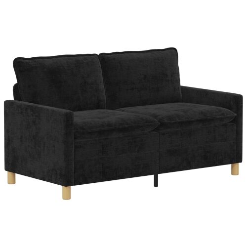 Sofa Crna 156 x 81 x 87,5 cm Poliester - Crna 140 cm Cijena