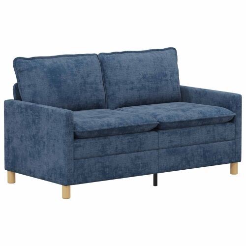 Sofa Plava 156 x 81 x 87,5 cm Poliester - Plava 140 cm Cijena