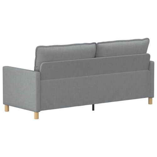 Sofa Svjetlosiva 196 x 81 x 87,5 cm Tkanina - Svjetlosiva 180 cm Cijena