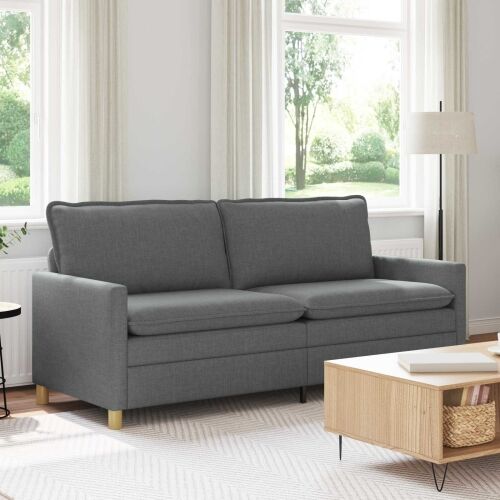 Sofa Tamnosiva 196 x 81 x 87,5 cm Tkanina - Tamnosiva 180 cm Cijena