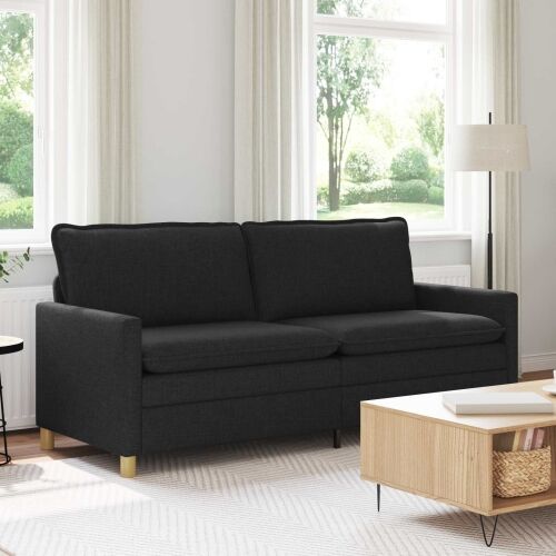 Sofa Crna 196 x 81 x 87,5 cm Tkanina - Crna 180 cm Cijena