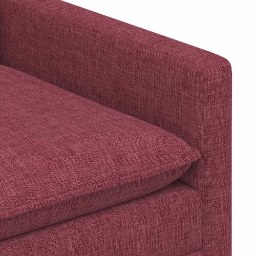 Sofa Vinska crvena 196 x 81 x 87,5 cm Tkanina - boja crnog vina 180 cm Cijena