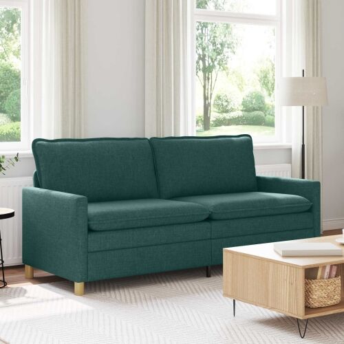 Sofa Tamnozelena 196 x 81 x 87,5 cm Tkanina - Tamnozelena 180 cm Cijena