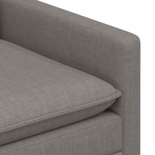 Sofa Sivosmeđa 196 x 81 x 87,5 cm Tkanina - Sivosmeđa 180 cm Cijena