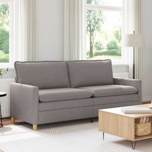 Sofa Sivosmeđa 196 x 81 x 87,5 cm Tkanina - Sivosmeđa 180 cm Cijena