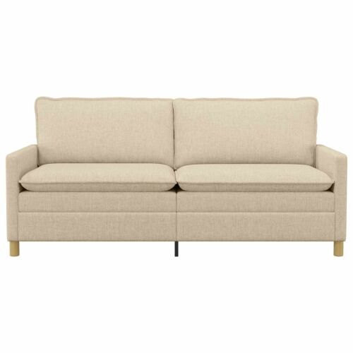 Sofa Krem 196 x 81 x 87,5 cm Tkanina - Krem 180 cm Cijena