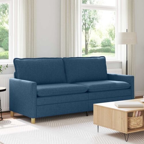 Sofa Plava 196 x 81 x 87,5 cm Tkanina - Plava 180 cm Cijena