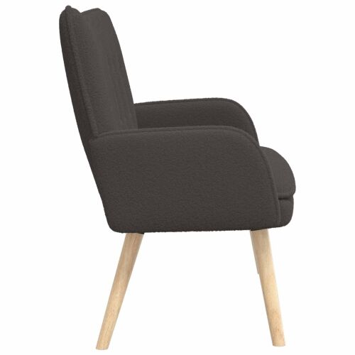Sofa za dvije osobe Tamnosiva 115 x 61 x 87 cm Bouclé - Tamnosiva Cijena
