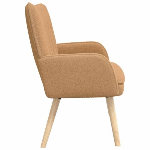 Sofa za dvije osobe Bež 115 x 61 x 87 cm Bouclé - Bež Cijena
