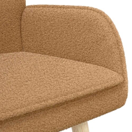 Sofa za dvije osobe Bež 115 x 61 x 87 cm Bouclé - Bež Cijena