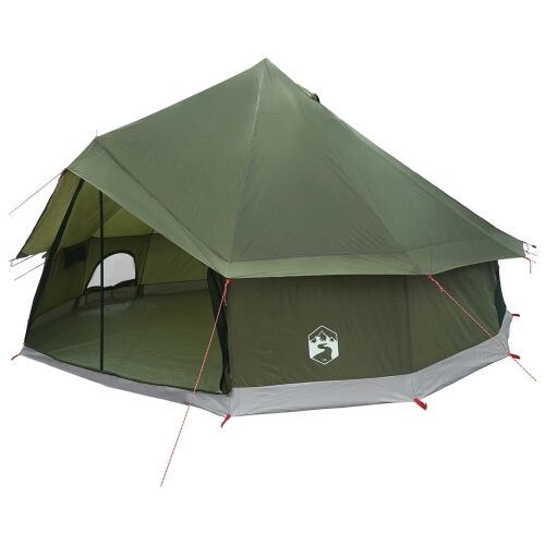Tipi šator 8-osobni Maslinastozelena Poliester i čelik - Vojska zelena 8 osoba Cijena