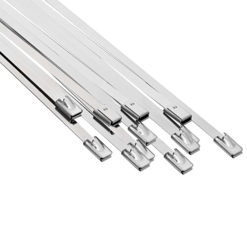 Veza za kabel 12 kom. 4,6 x 400 mm Srebrna - Srebrna 4,6 x 400 mm 12 Cijena