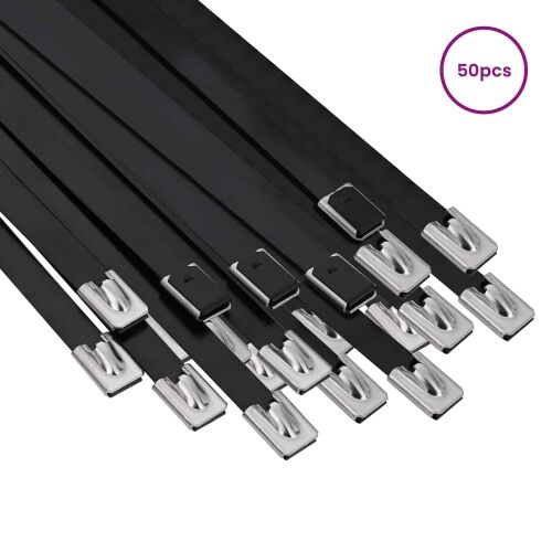 Veza za kabel 50 kom. 7,9 x 200 mm Crna - Crna 7,9 x 200 mm 50 Cijena