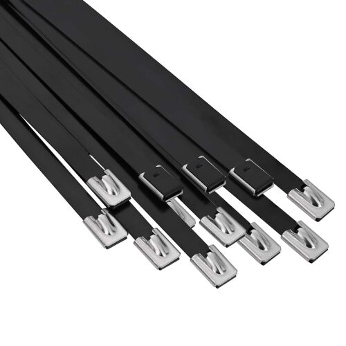 Veza za kabel 12 kom. 7,9 x 350 mm Crna - Crna 7,9 x 350 mm 12 Cijena