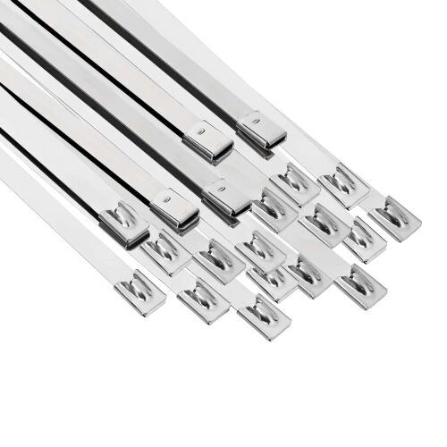 Veza za kabel 25 kom. 7,9 x 700 mm Srebrna - Srebrna 7,9 x 700 mm 25 Cijena