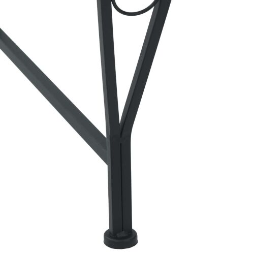 Klupa pod drvetom 8-Broj sjedala Ø 160 x 44 cm Čelik Crna - Okruglo Crna bez naslona za leđa Cijena
