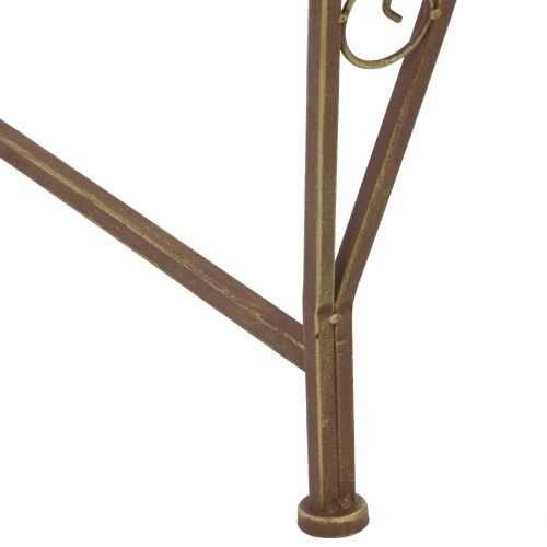 Klupa pod drvetom 8-Broj sjedala Ø 160 x 89 cm Čelik - Okruglo antička smeđa naslon s dizajnom srca Cijena