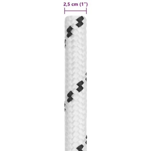 Konopac za čamce 2.5 mm 25 m Bijela Poliester - Bijela 25 mm 25 m Cijena