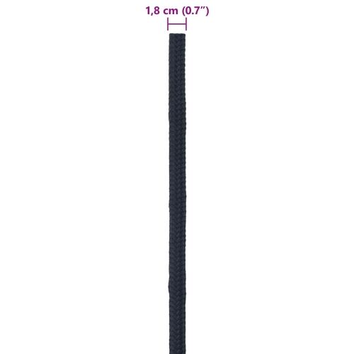 Konopac za čamce 1.8 mm 25 m Kraljevsko plava Poliester - Kraljevski plava 18 mm 25 m Cijena