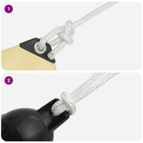 Konopac za čamce 16 mm 9 m Bijela Poliester - Bijela 16 mm 9 m Cijena