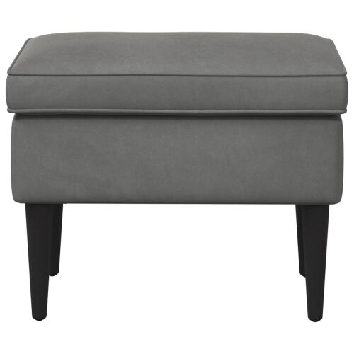 Stolica za noge Tamnosiva 55 x 35 x 41 cm Baršun - Tamnosiva Cijena