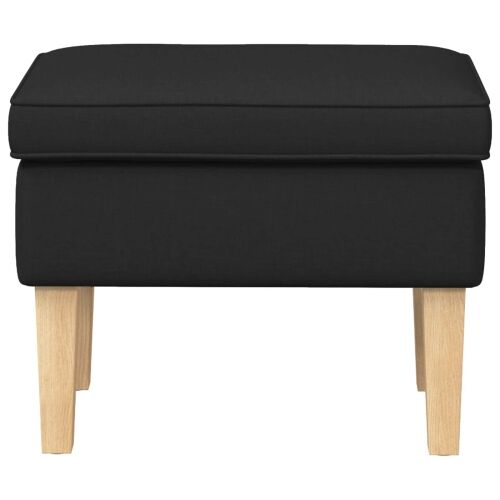 Stolica za noge Crna 55 x 35 x 41 cm Tkanina - Crna Cijena