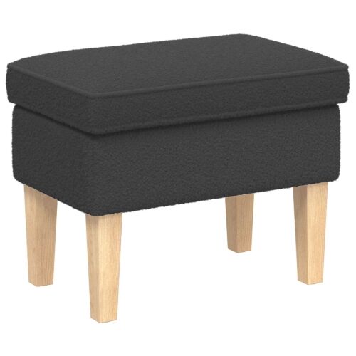 Stolica za noge Tamnosiva 55 x 35 x 41 cm Bouclé - Tamnosiva Cijena