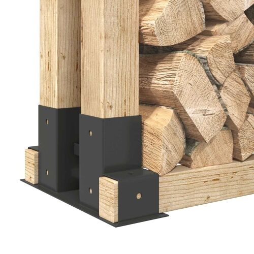 Pomoć za slaganje drva 4 kom. Antracit 34 x 10 x 15 cm Čelik - 4 Antracit Cijena