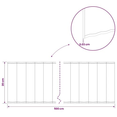 Ograda oko Travnjaka 5 m x 20 cm Pocinčani čelik Srebrna - Pocinčani čelik 5 x 0,2 m Cijena