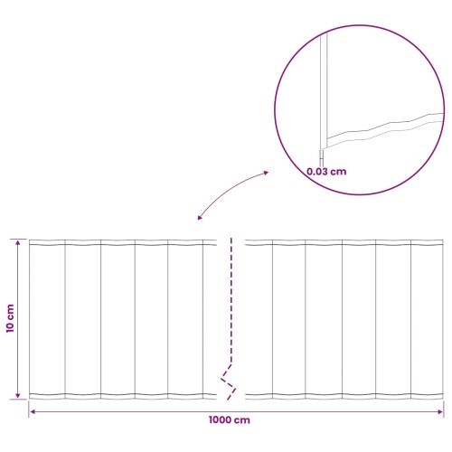 Ograda oko Travnjaka 10 m x 10 cm Pocinčani čelik Srebrna - Pocinčani čelik 10 x 0,1 m Cijena
