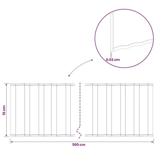 Ograda oko Travnjaka 5 m x 15 cm Pocinčani čelik Srebrna - Pocinčani čelik 5 x 0,15 m Cijena