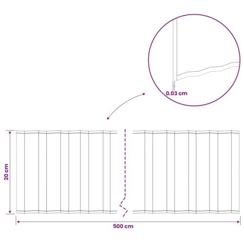Ograda oko Travnjaka 5 m x 20 cm Pocinčani čelik Srebrna - Pocinčani čelik 5 x 0,2 m Cijena
